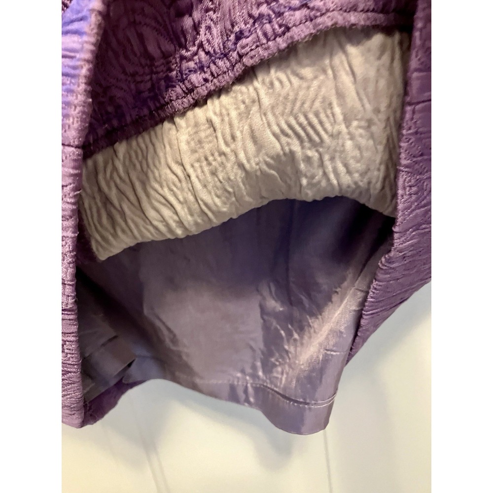 DAVID MEISTER Sheath‎ Dress Size 4 Lavender Purple Jacquard  Sleeveless - Picture 4 of 8